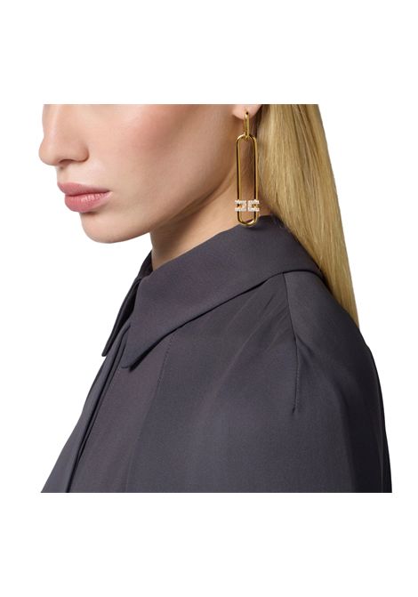 Orecchini Elisabetta Franchi donna OR10A52E2U95 dorati pendenti ELISABETTA FRANCHI | Orecchini | OR10A52E2U95